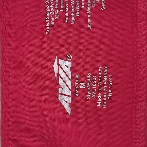 🛍Avia Womens Med Pink Running Compression Shorts Workout Activewear Athleisure - Picture 5 of 8